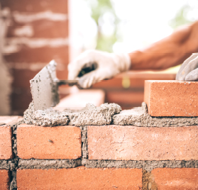 Picture of someone doing bricklaying