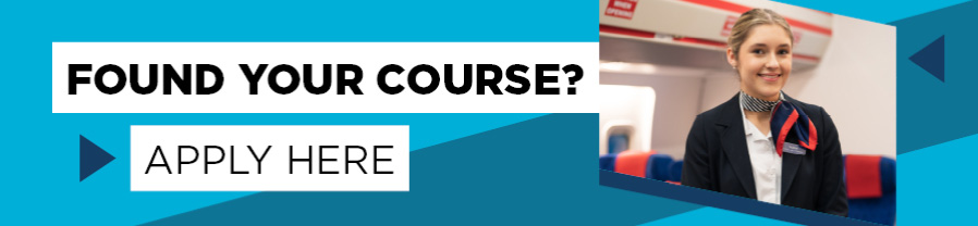 Banner which says "Found your course? Apply Now" with a picture of our student, Alicia. 