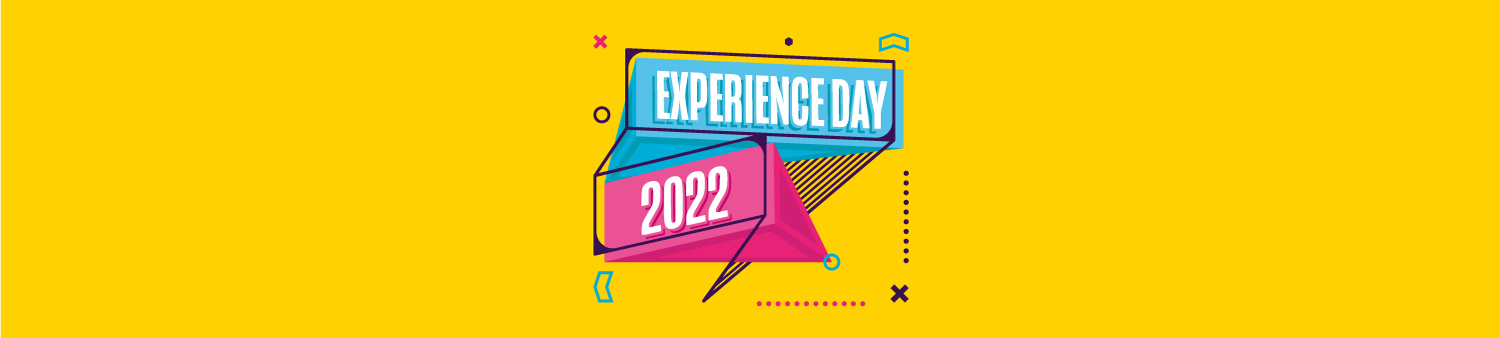 Artwork showing our Experience Day logo