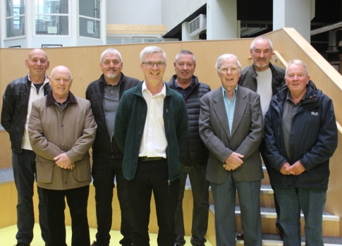Picture of Steve Schofield, Dave Linge, Jim Clarke, Dave Pye, Keith Preston, Ken Scarrett, Neil Johnson, Phil Nunnery