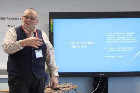 Picture of Steve Riley, senior lecturer in the School of Forensic and Investigative Science at the University of Central Lancashire
