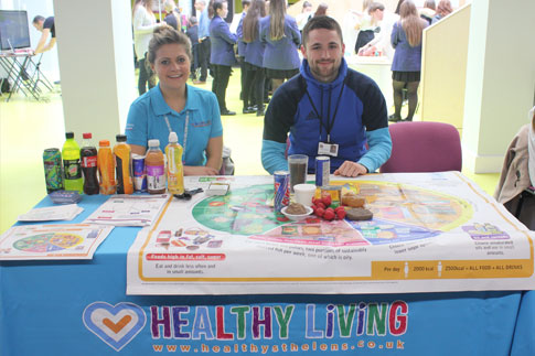 Representatives from St Helens Council Healthy Living Team