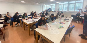 Picture of our students in the workshop