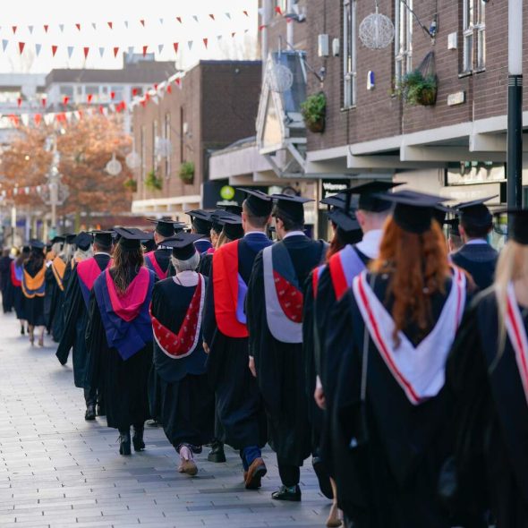 Graduation Ceremony for St Helens College graduates